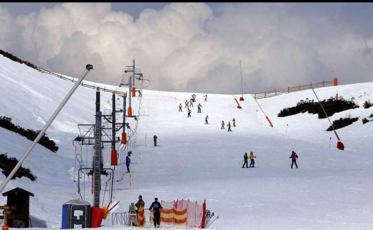 Estación invernal de Leitariegos.