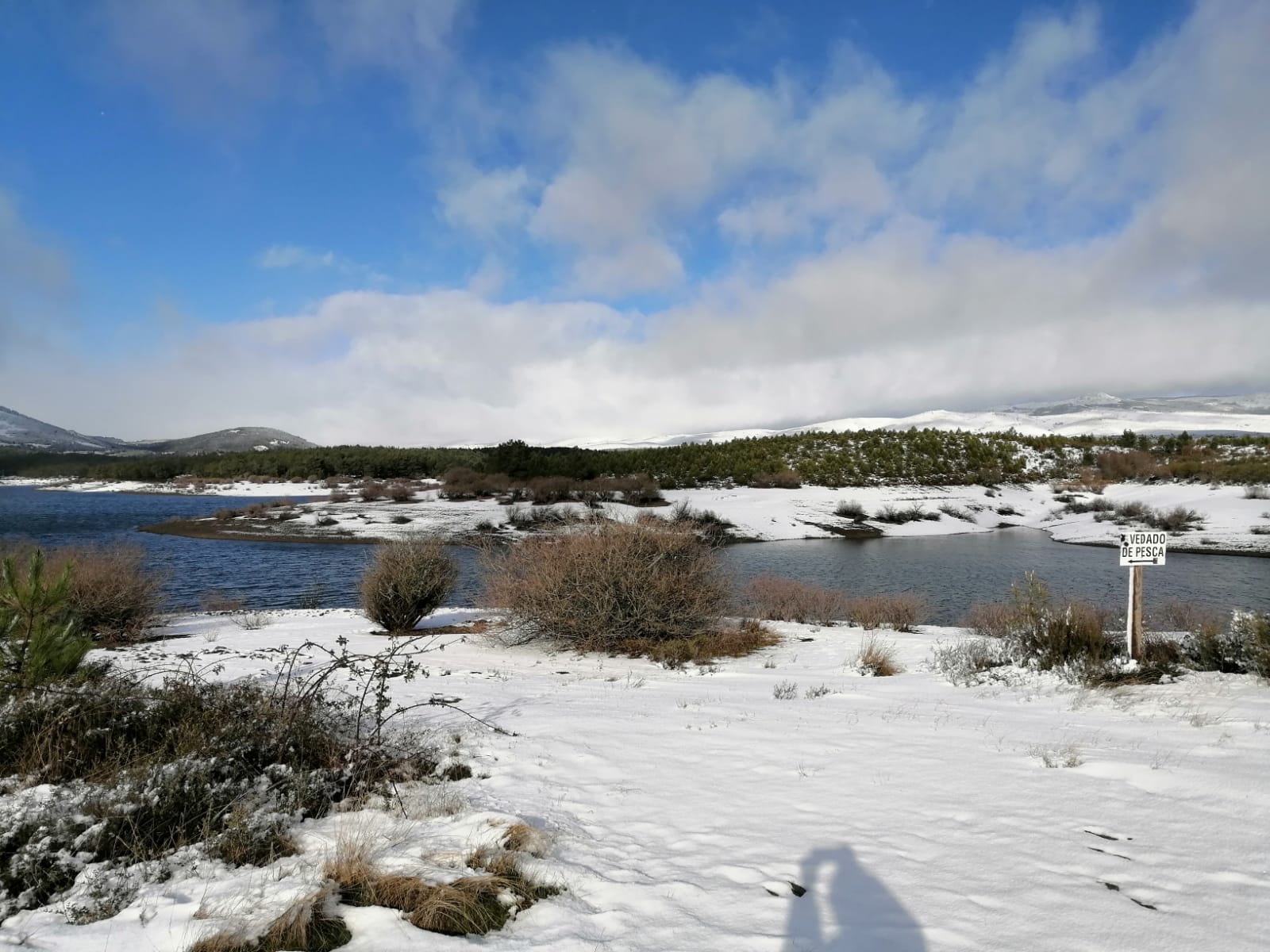 La provincia ya está teñidas de blanco dejando unos bonitos paisajes. 