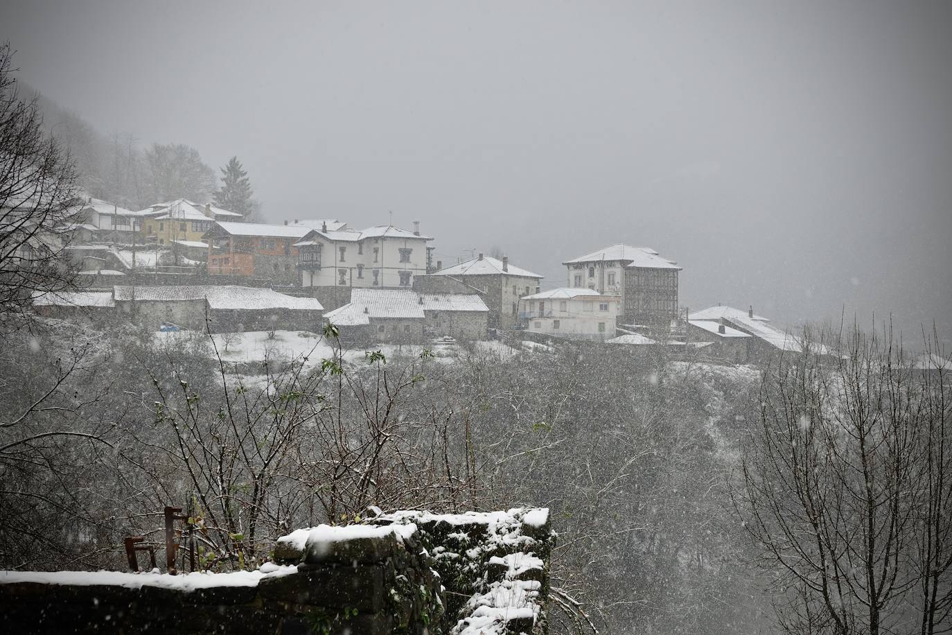 Fotos: Picos de Europa comienza el año bajo la nieve