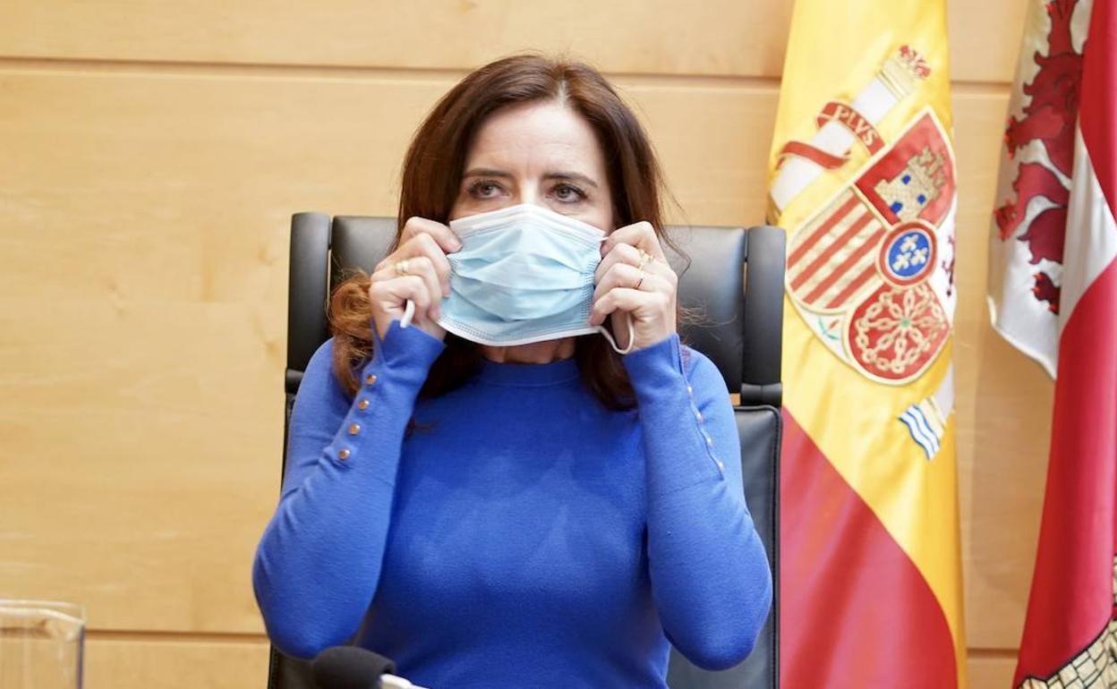 La consejera de Industria y Empleo, Carlota Amigo.