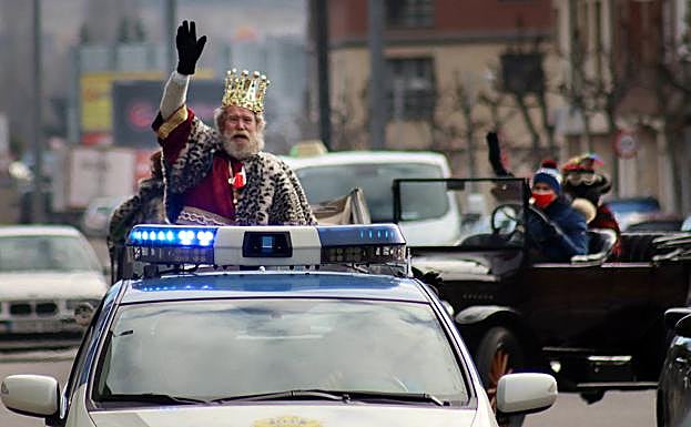 Imagen de Melchor por las calles de León.