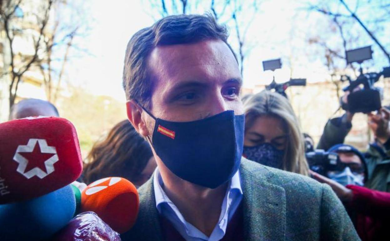 El líder del Partido Popular, Pablo Casado.