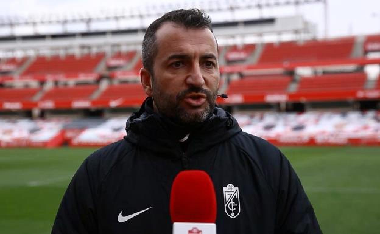 Diego Martínez, entrenador del Granada. 