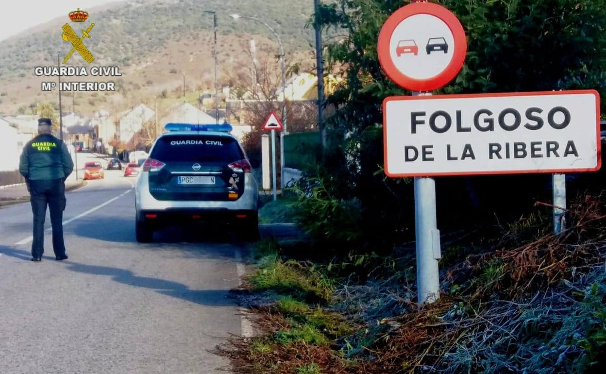 Imagen de la Guardia Civil en la localidad