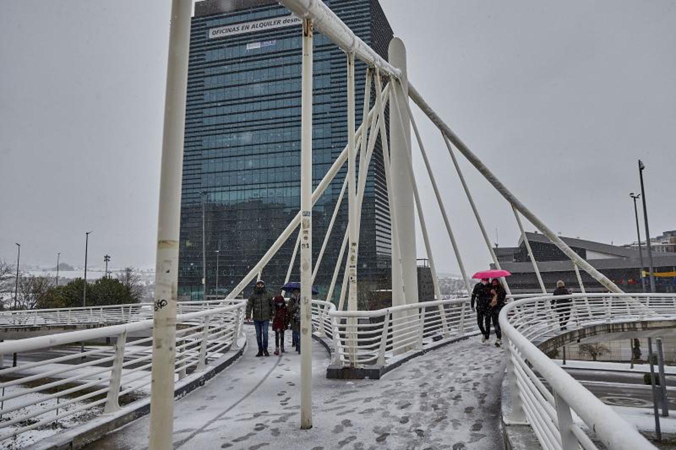 Nieve en Guadalajara tras el paso de la borrasca Filomena.