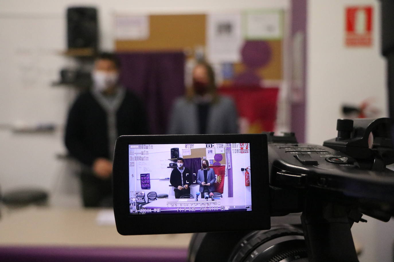 Fotos: Comparecencia de Pablo Fernández en Villaquilambre