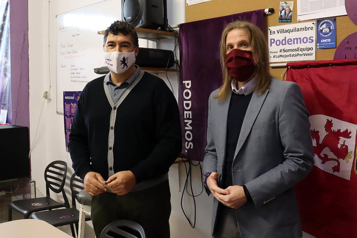 Fotos: Comparecencia de Pablo Fernández en Villaquilambre