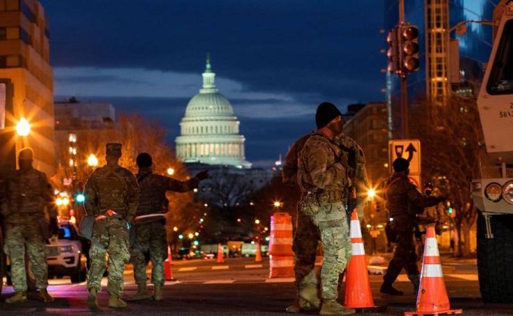 Galería: Washington se blinda para el nombramiento de Joe Biden