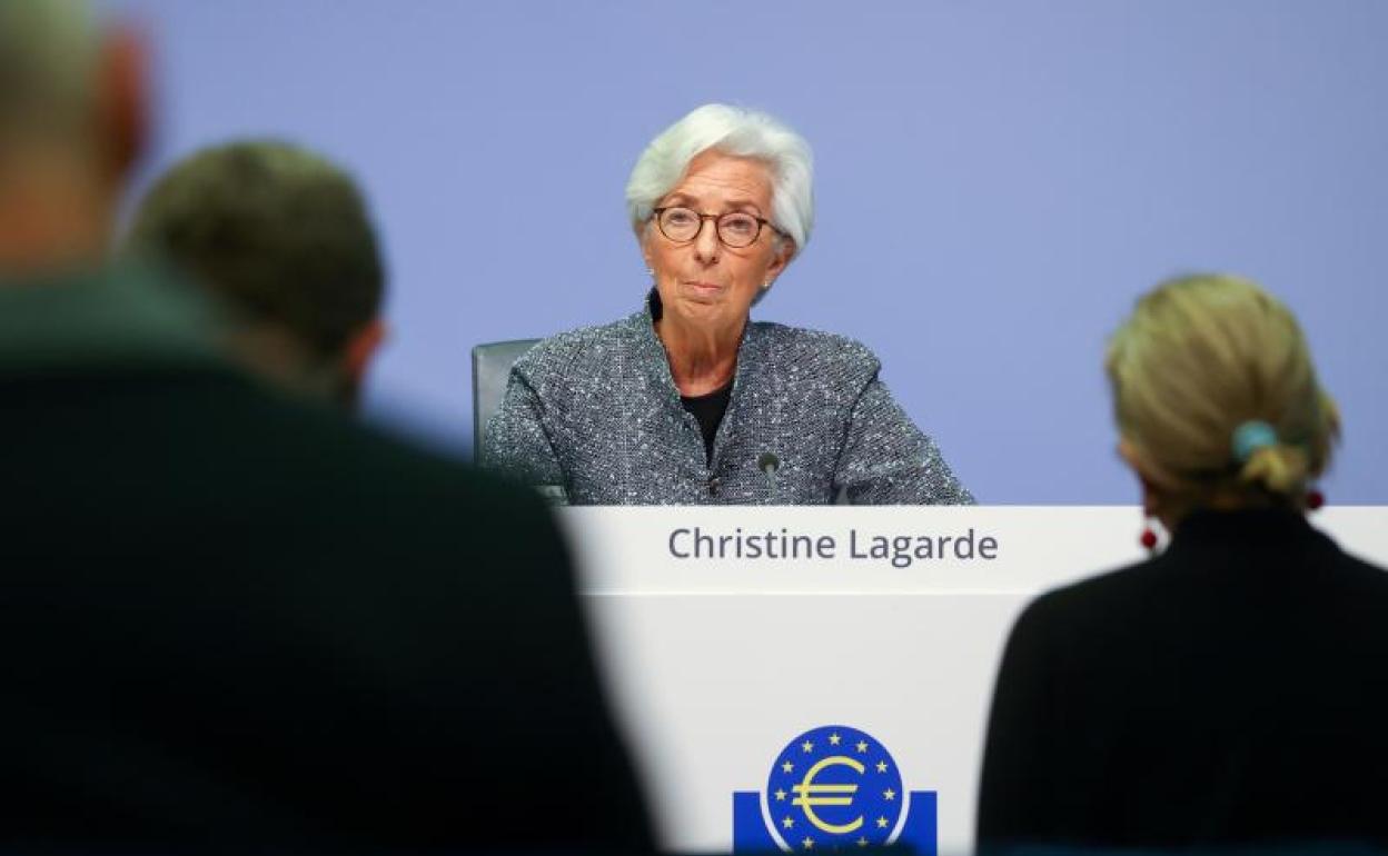 Christine Lagarde, presidenta del BCE 