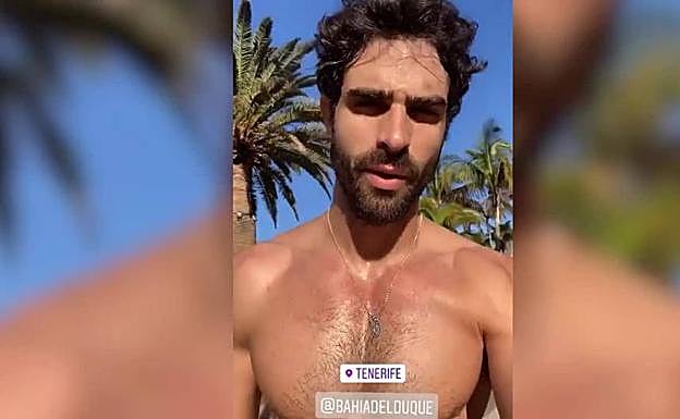 Juan Betancourt disfruta de Tenerife y su buen clima