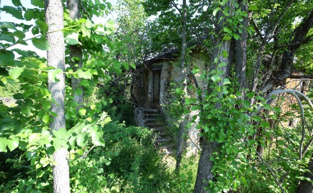 Imagen del pueblo de Peón de Arriba. 