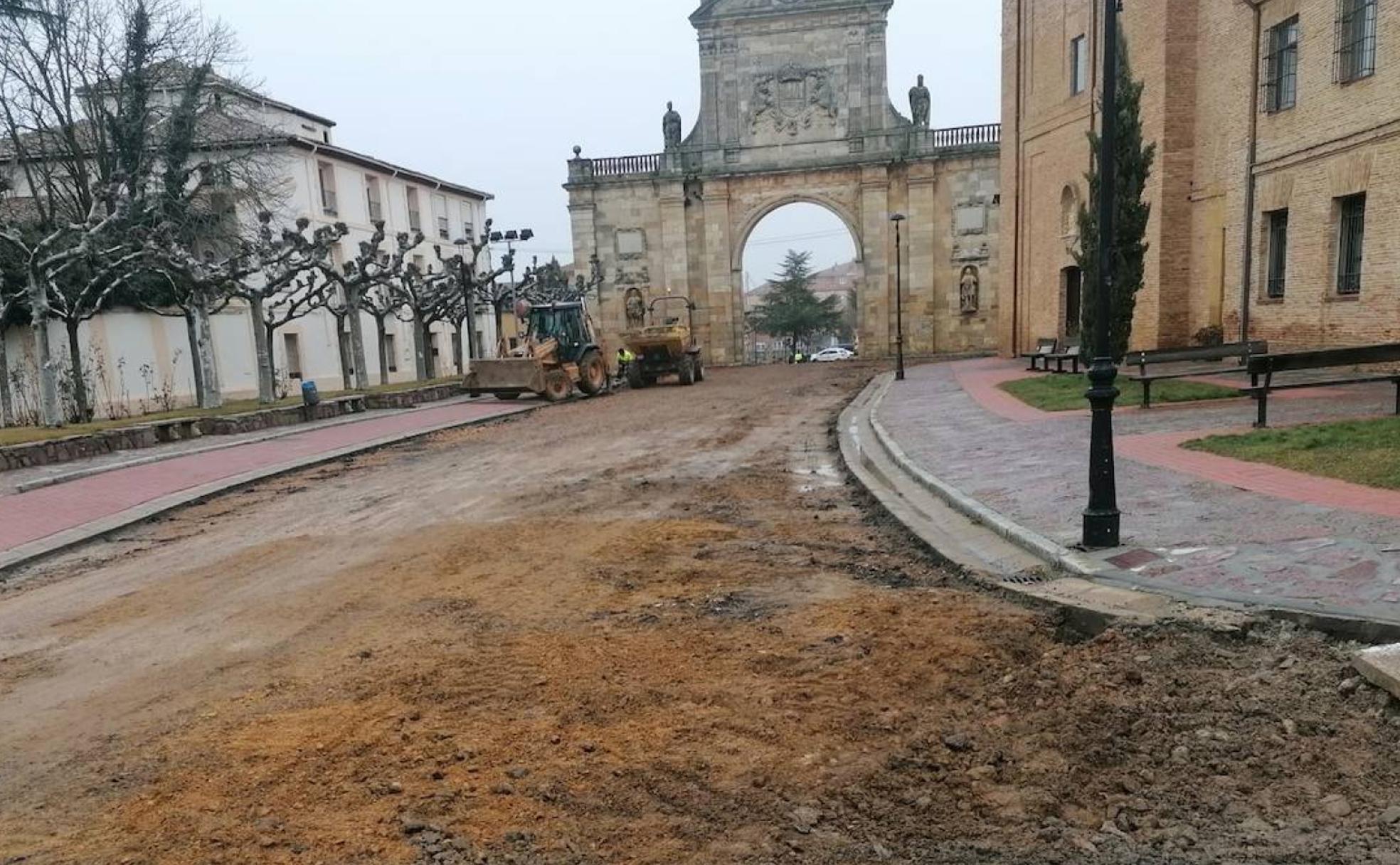 Obras de adecuación del entorno del Monasterio de San Benito