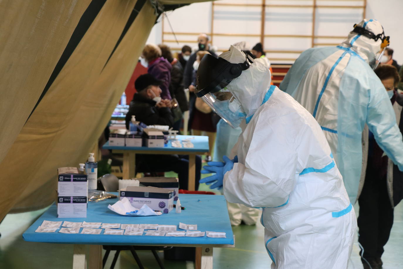 La zona básica de salud de Sahagún cumple con la llamada de Atención Primaria para detectar coronavirus.
