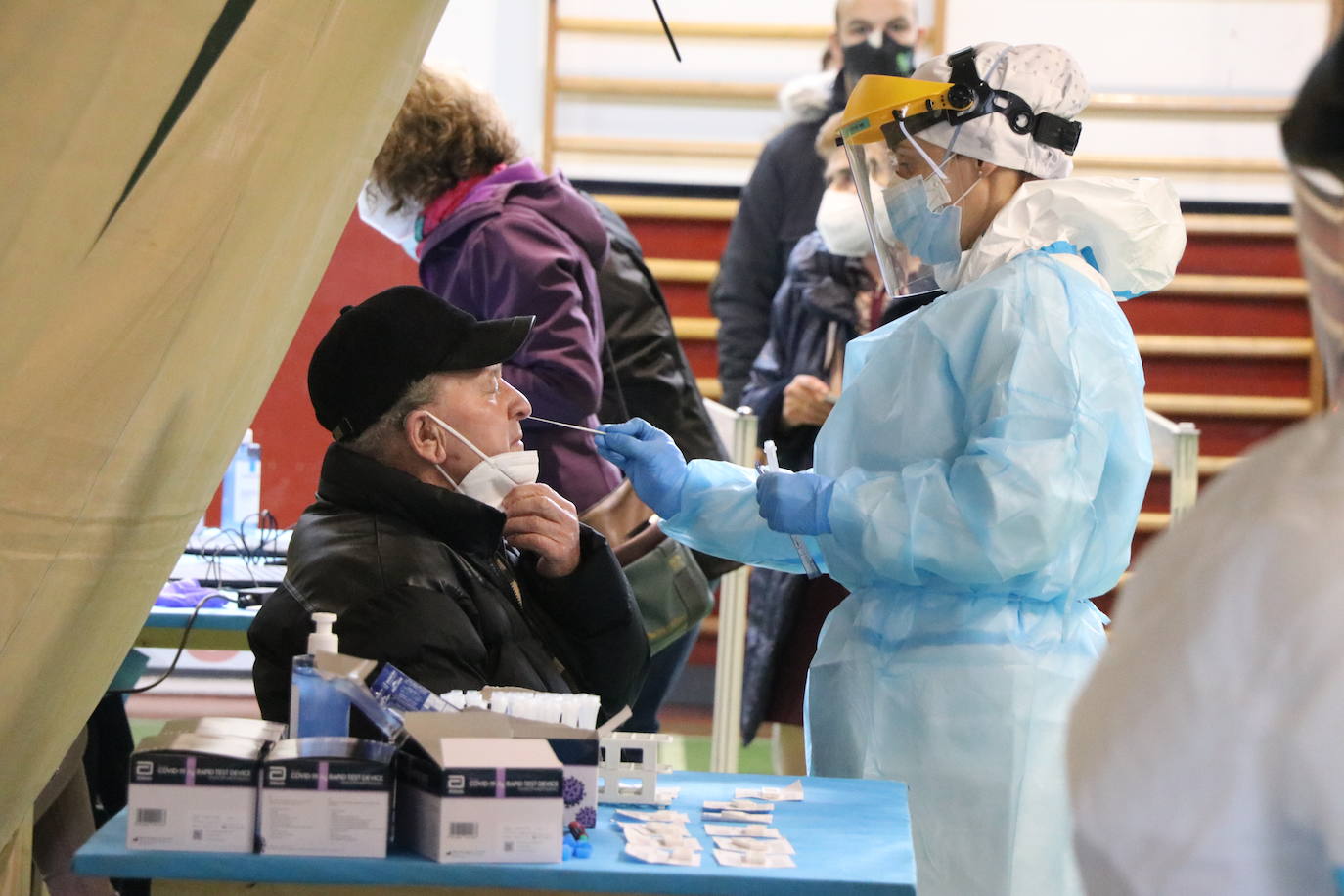 La zona básica de salud de Sahagún cumple con la llamada de Atención Primaria para detectar coronavirus.