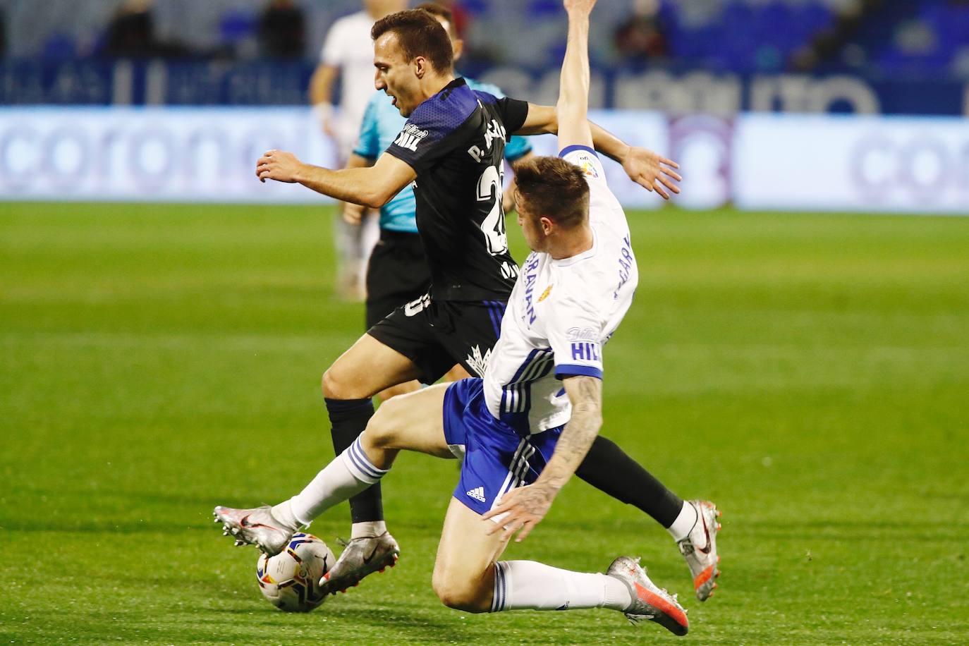 El conjunto maño recibió en la Romareda a los bercianos en una nueva jornada de Segunda División