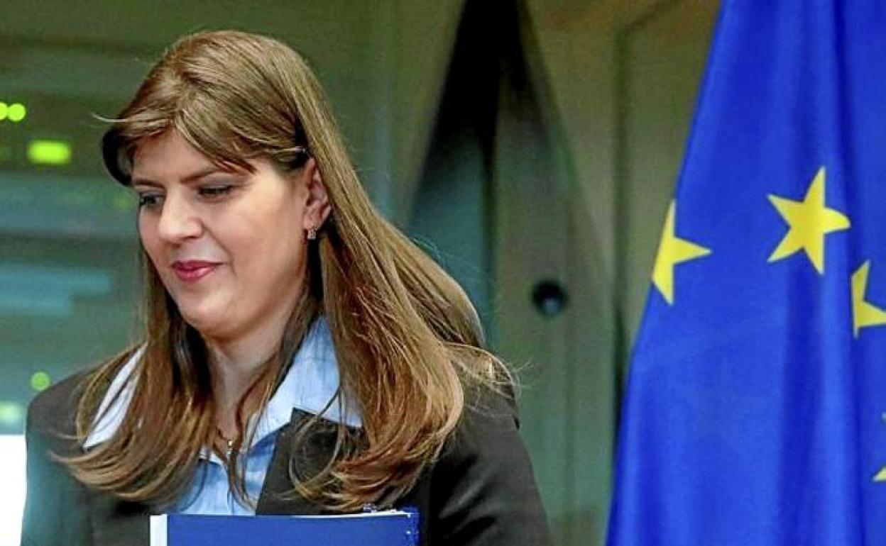 Laura Kövesi, nombrada fiscal general en 2019 por el Parlamento Europeo (PE).