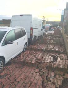 Imagen secundaria 2 - Vista de los destrozos. 