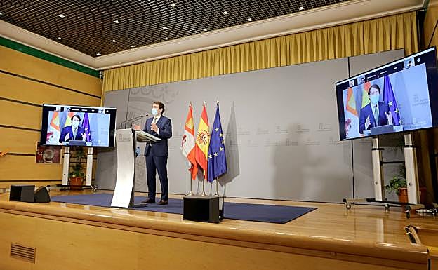 Alfonso Fernández Mañueco: «Es un acto del Gobierno de España, aunque lo haya firmado yo»