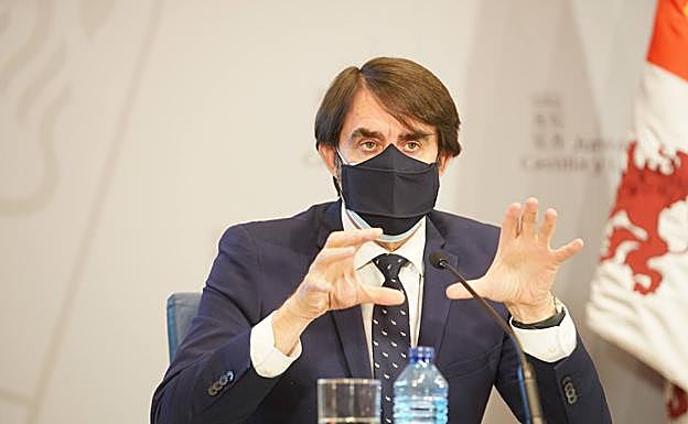 Suárez Quiñones, durante la rueda de prensa. 