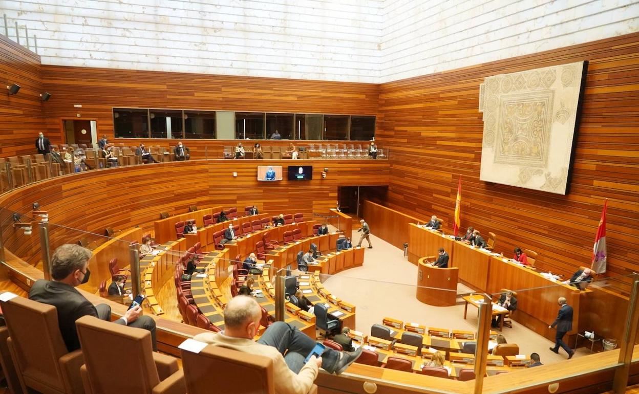 Imagen del pleno en las Cortes este martes.