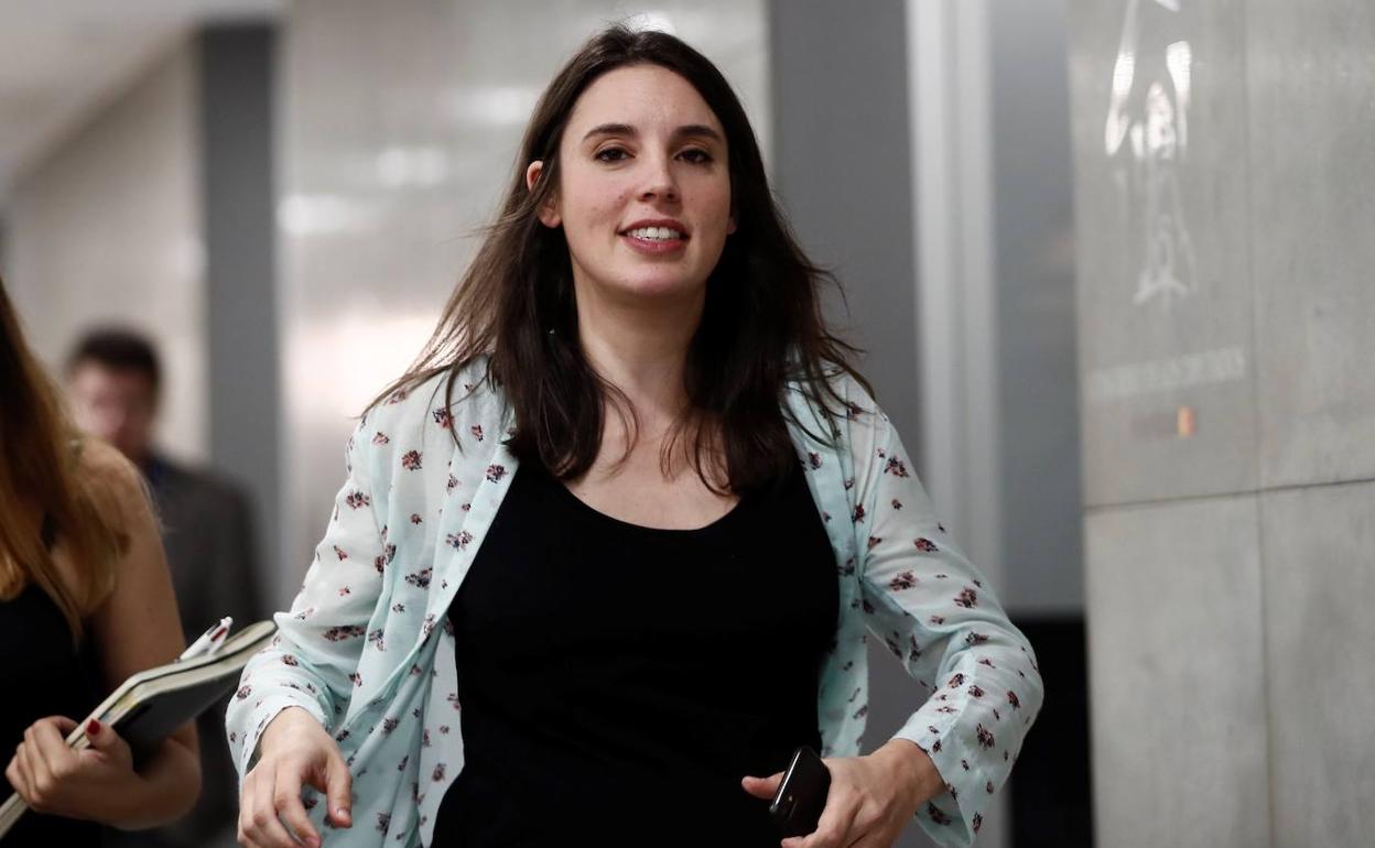 La ministra de Igualdad, Irene Montero.