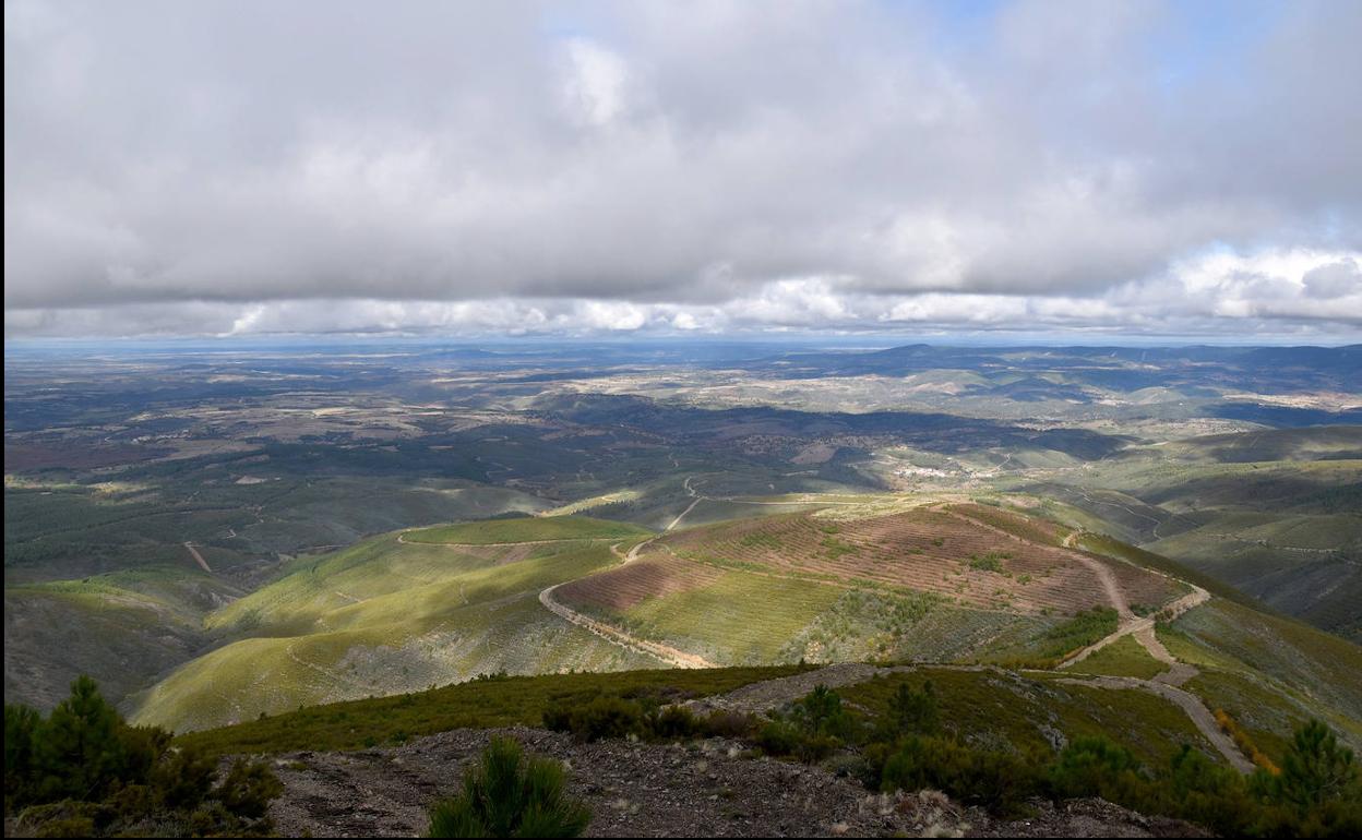 Una de las zonas afectadas por este proyecto, en la Sierra de Gata.