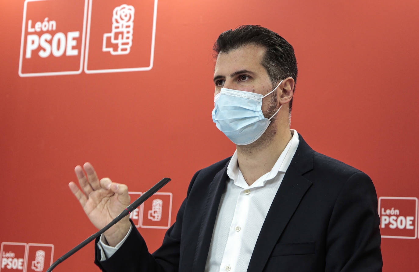 Fotos: El secretario general del PSOE en Castilla y León, Luis Tudanca