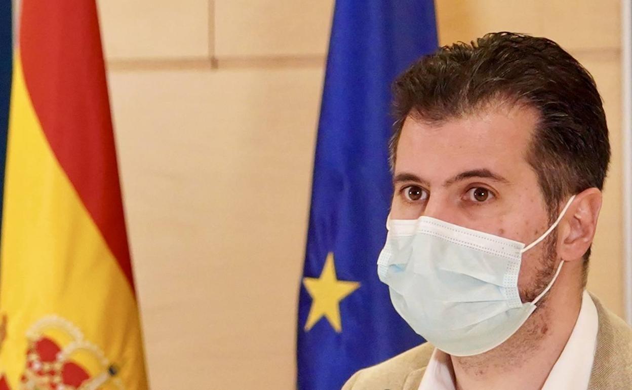 Luis Tudanca, presidente del PSOE en Castilla y León. 