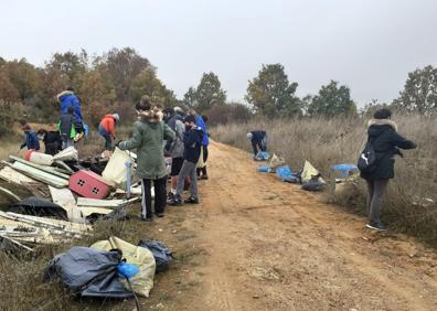Imagen secundaria 1 - El programa 'Basuraleza' recogió 4.000 kilos de basura durante 2020.