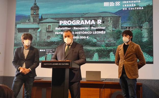 Rueda de prensa en el Instituto Leonés de Cultural, desde donde se articulará este programa.