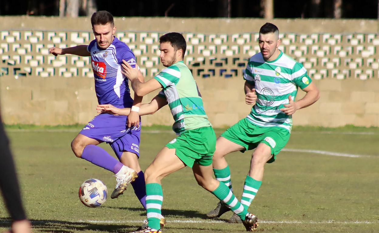 Un lance de un partido de La Virgen.