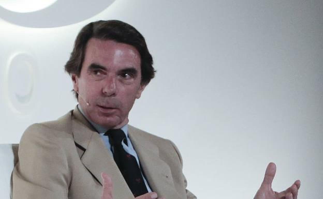 El expresidente del Gobierno José María Aznar