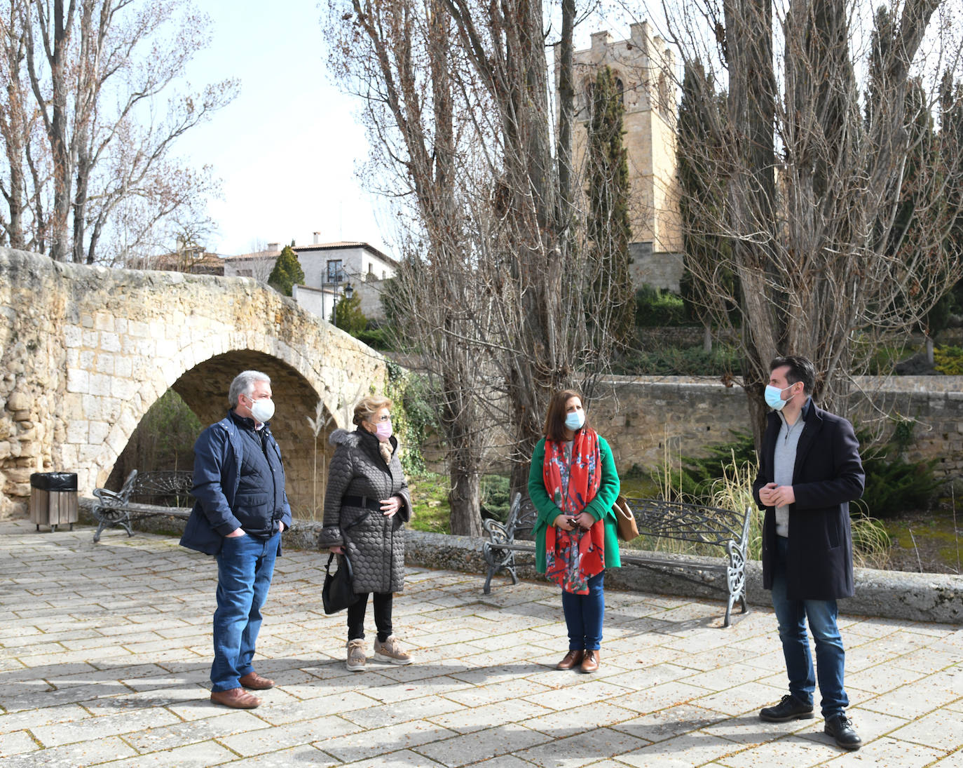 Fotos: El secretario general del PSOECyL visita Aranda de Duero