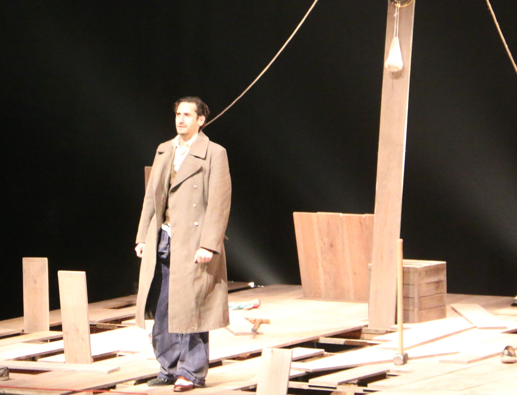 El actor Juan Diego Botto en el Auditorio de León.