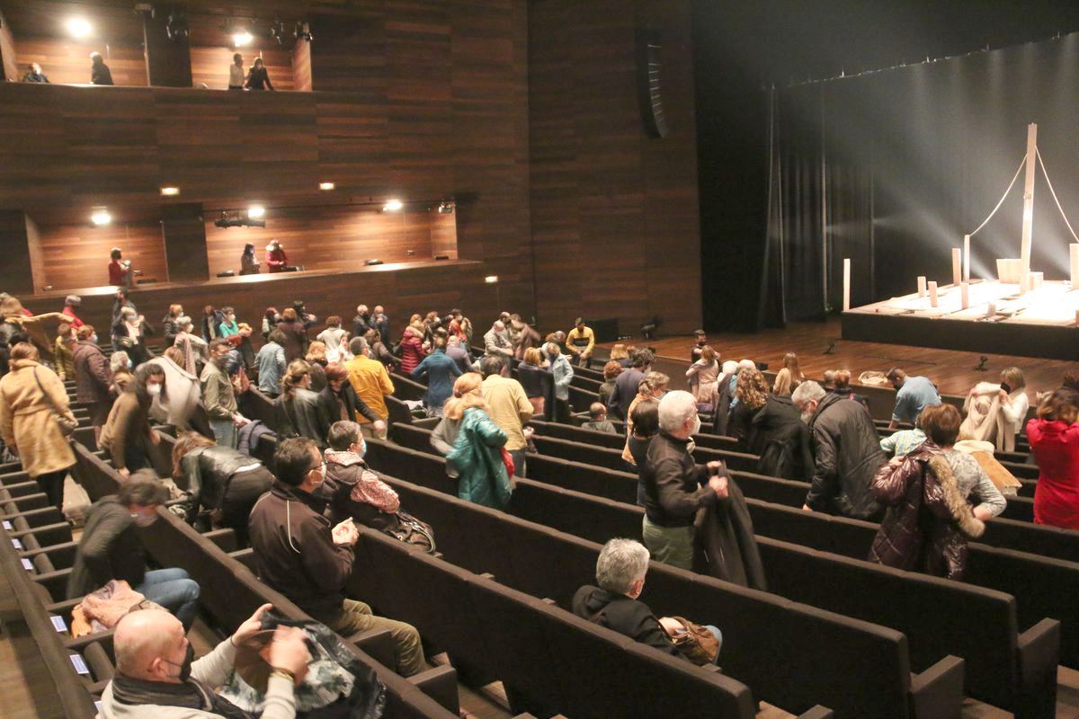 El actor Juan Diego Botto en el Auditorio de León.