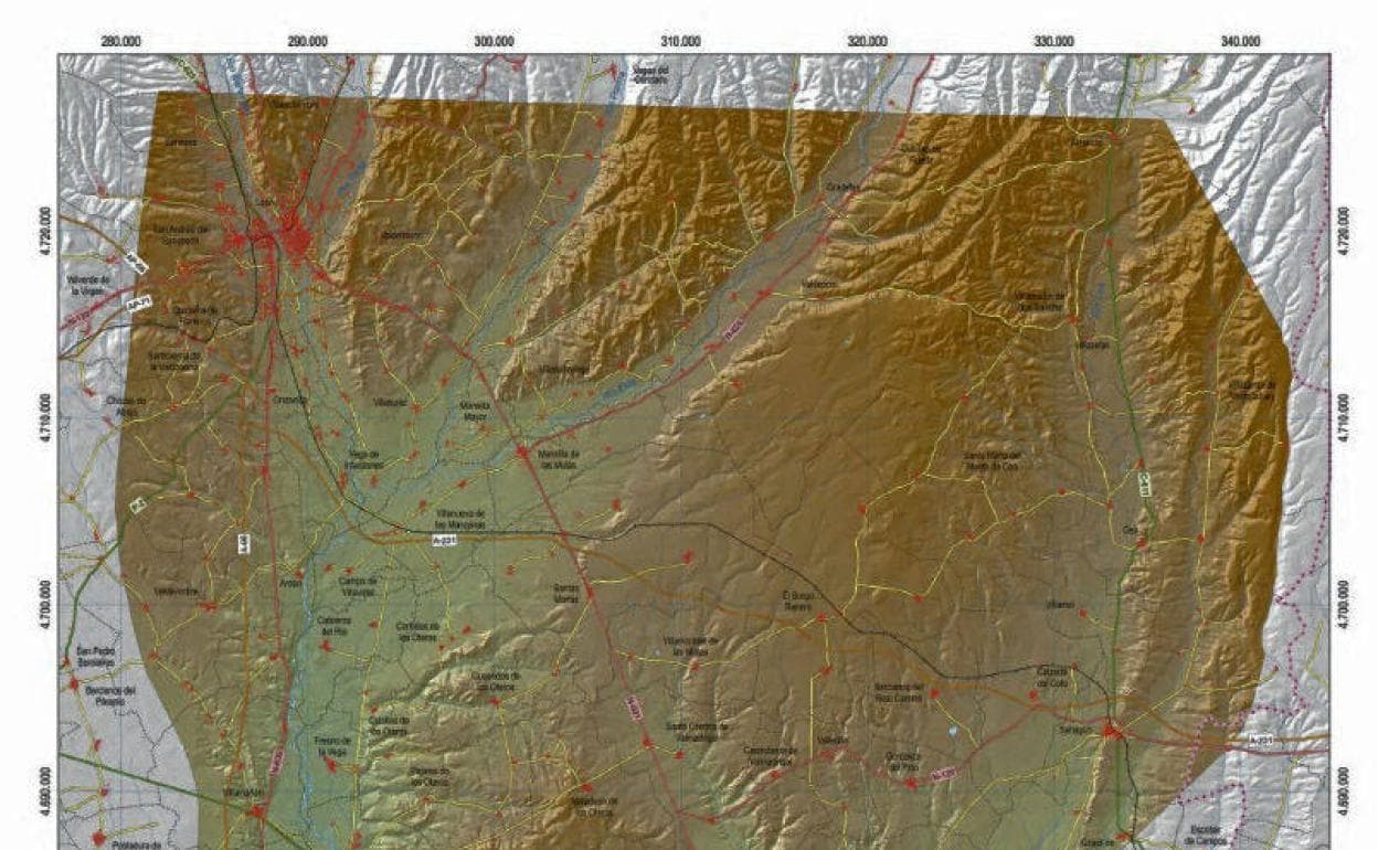 Imagen de uno de los mapas que incluye el libro.