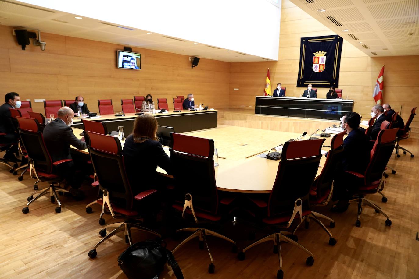Fotos: Reunión de la Mesa de las Cortes y la Junta de Portavoces