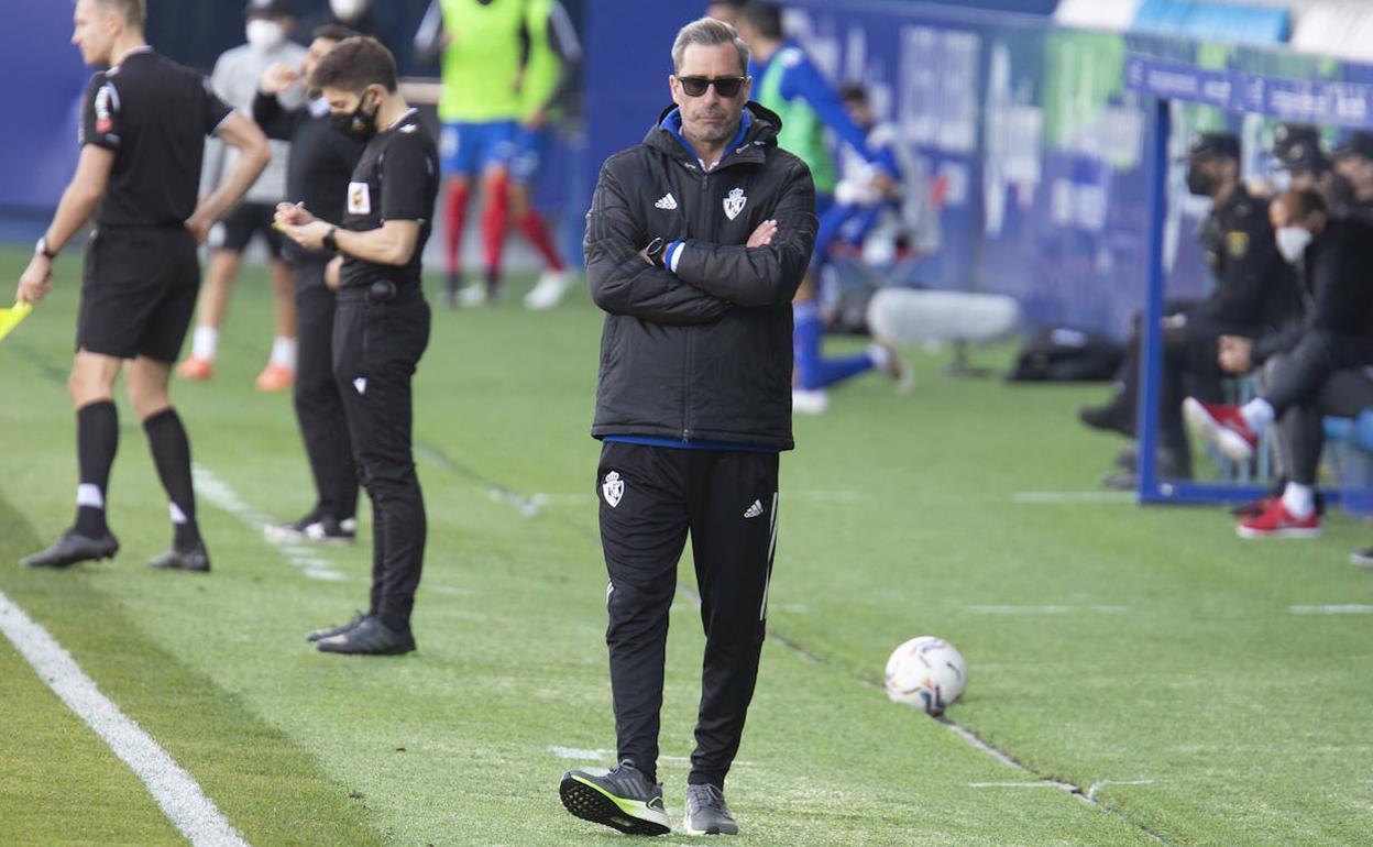 Jon Pérez Bolo, durante el partido ante el Sporting.