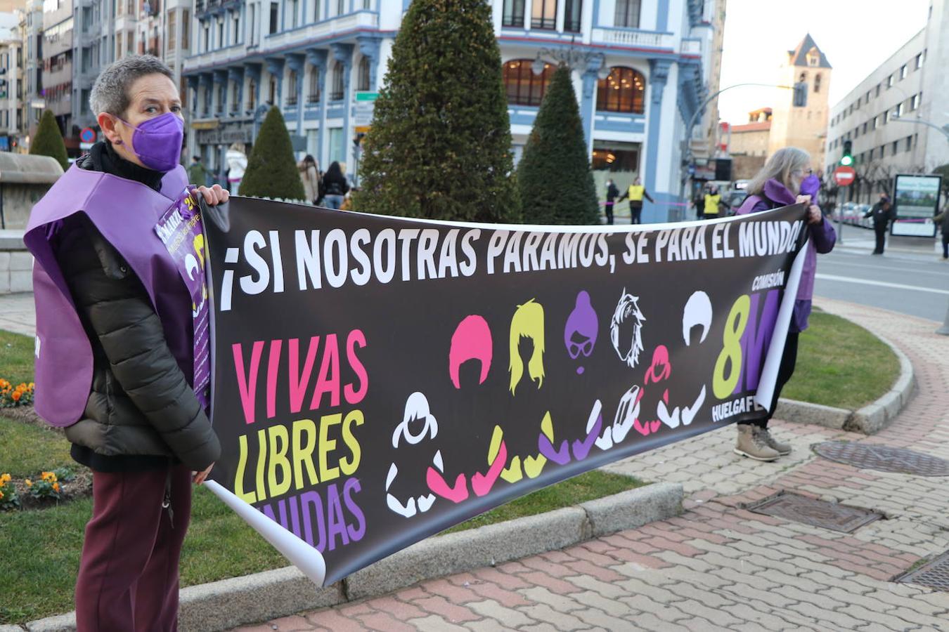 225 personas se citan en Santo Domingo para reivindicar la lucha feminista el 8M.