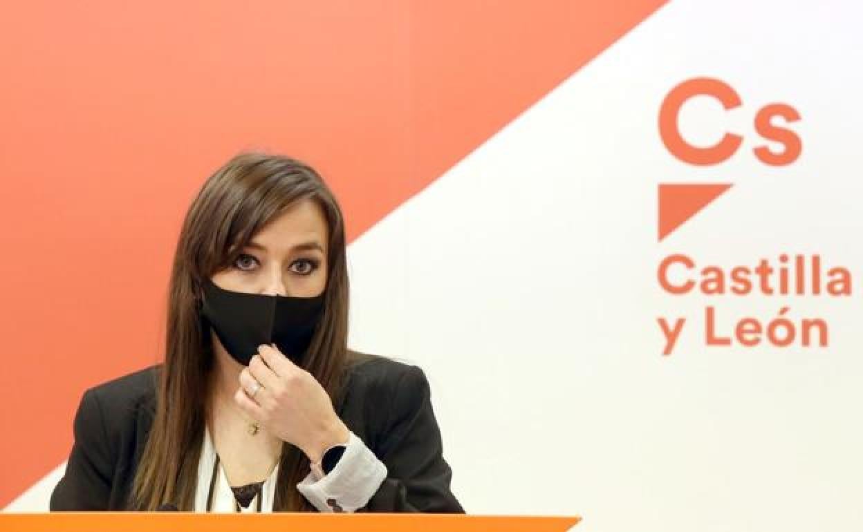 Gemma Villarroel, coordinadora de Ciudadanos Castilla y León.