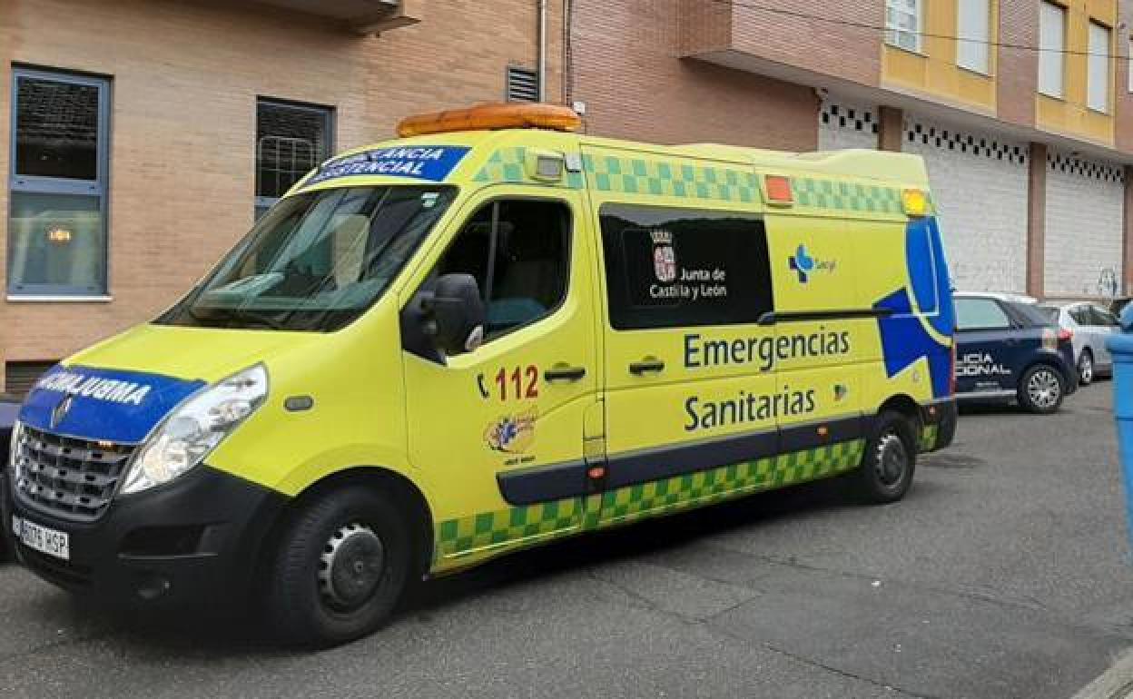 Ambulancia de Emergencias del Sacyl. 