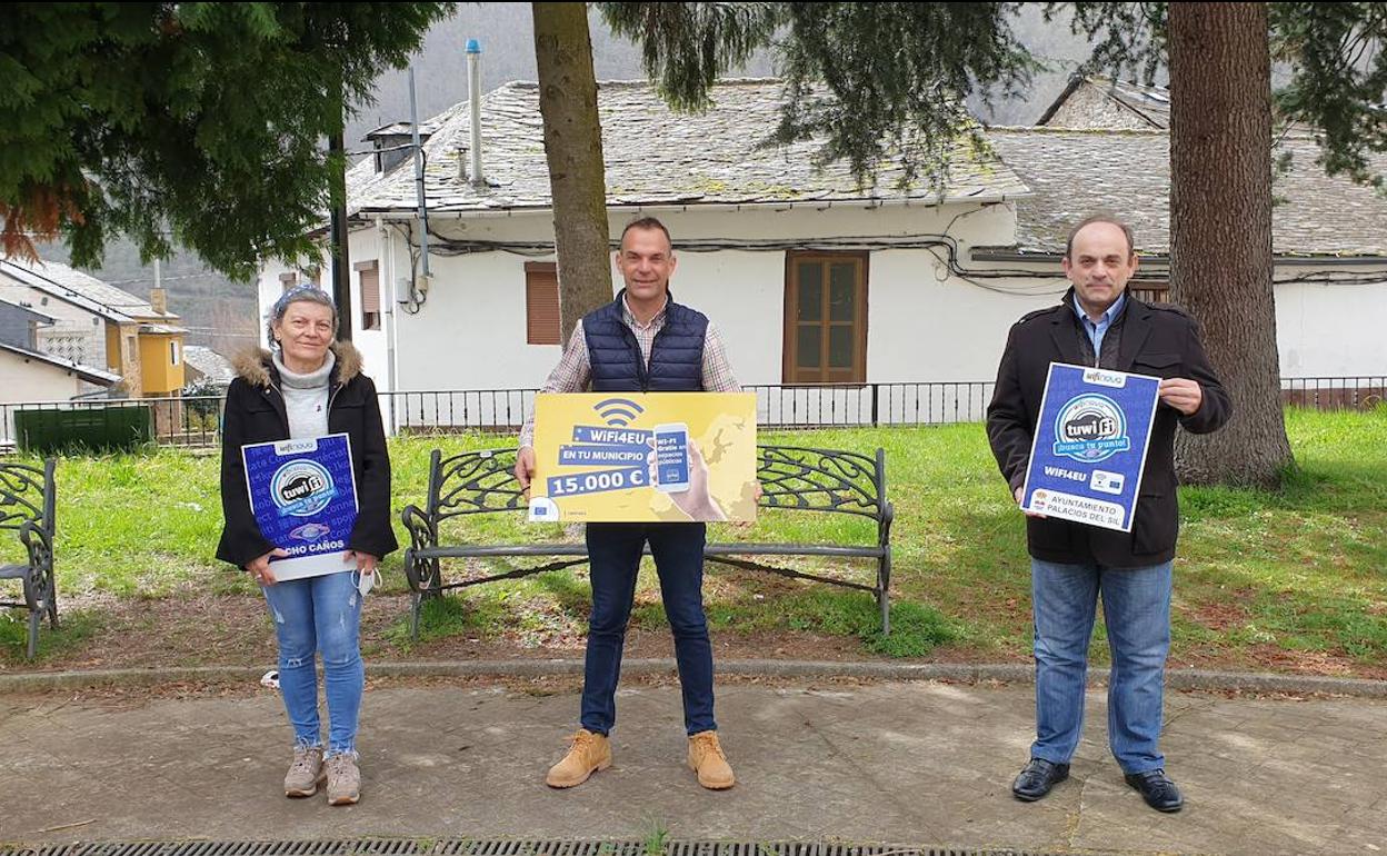 Palacios del Sil cuenta con 12 puntos de conexión wifi gratuita.