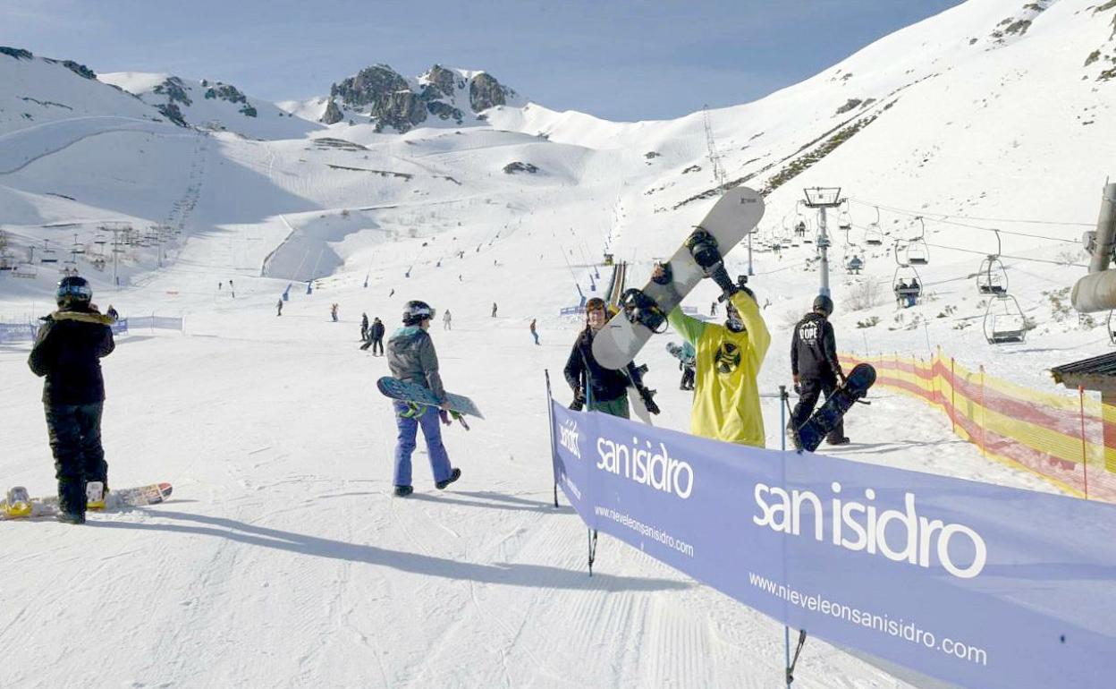 Imagen de la estación invernal de San Isidro.