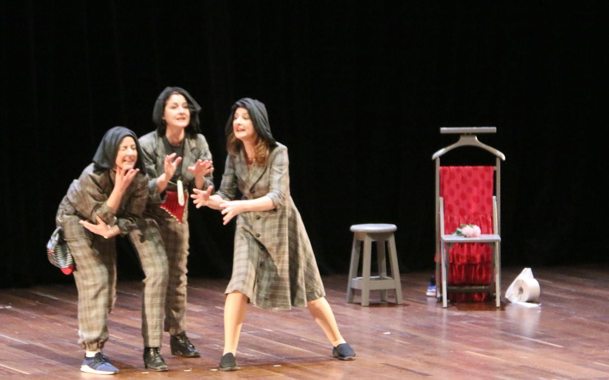 Una escena de la obra en El Auditorio Ciudad de León.