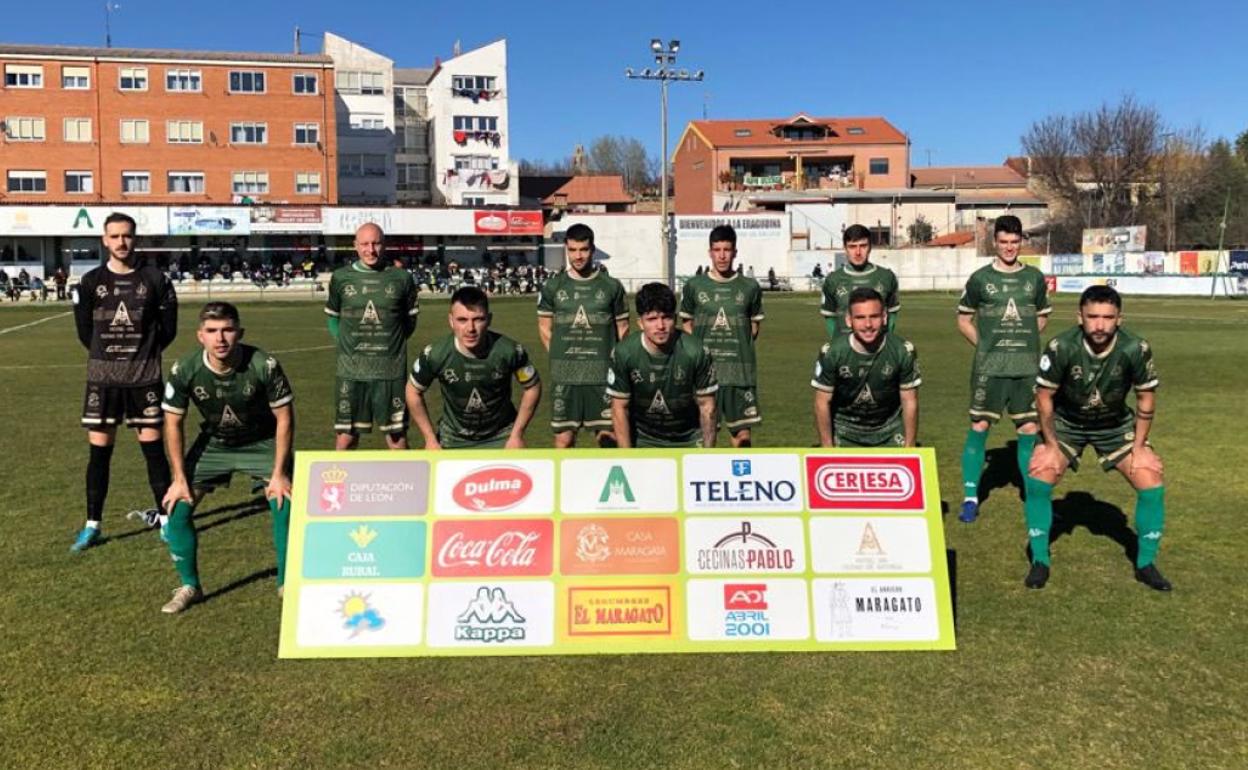 Once del Atlético Astorga ante el Cristo Atlético.