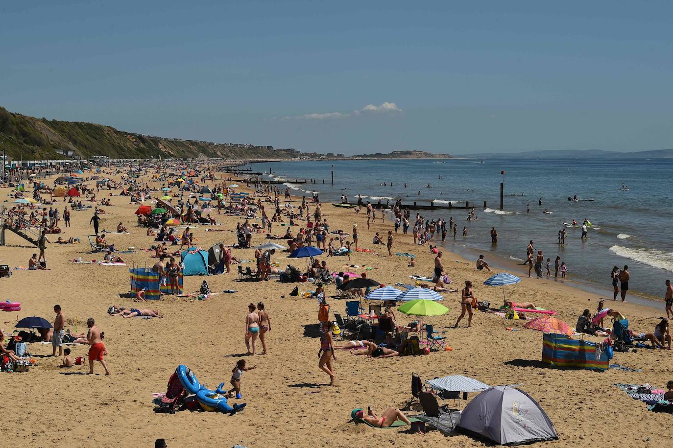 Bournemouth Beach (Bournemouth, Reino Unido) 