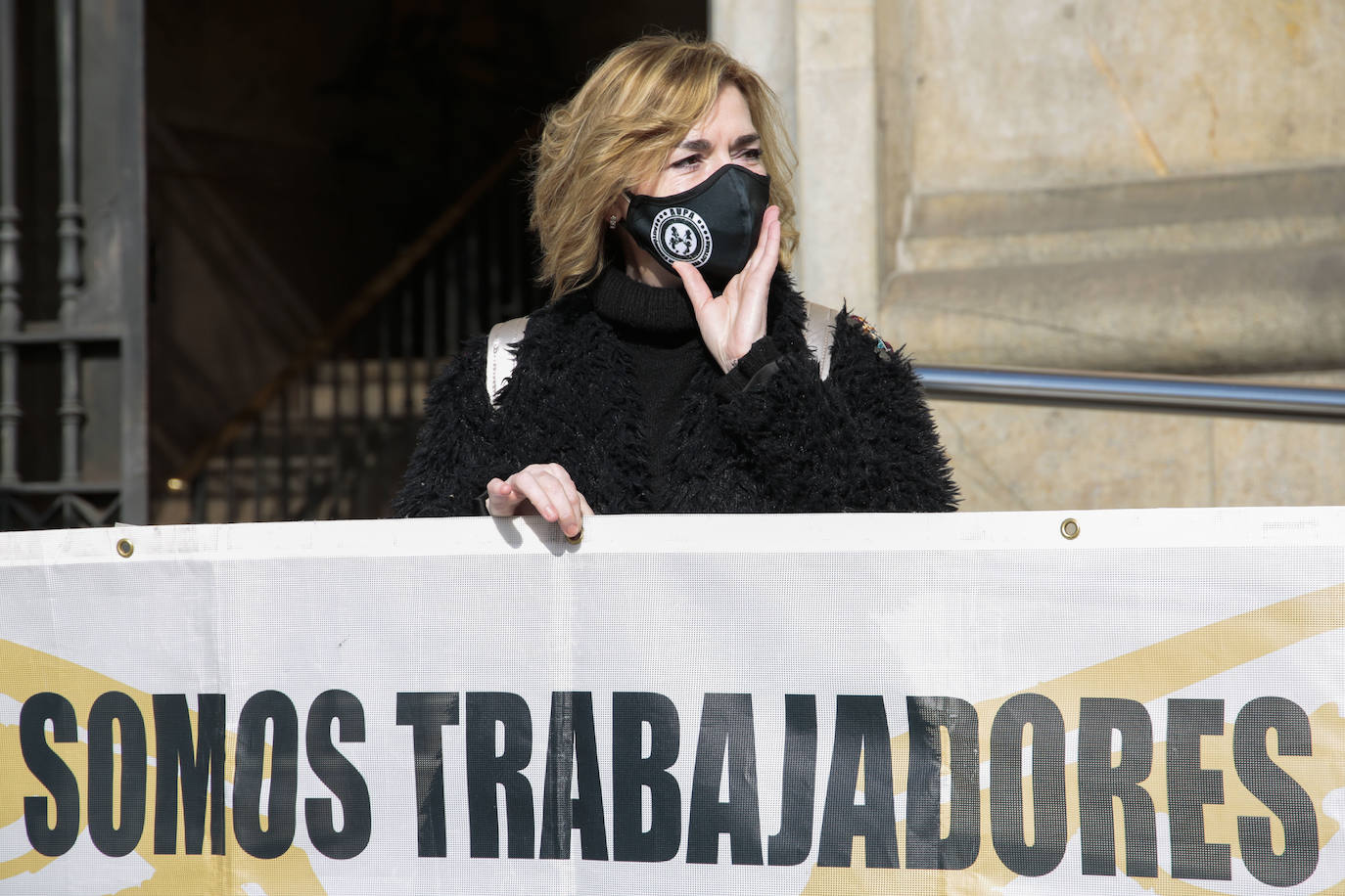 Fotos: Protesta del sector de peluquerías y estética