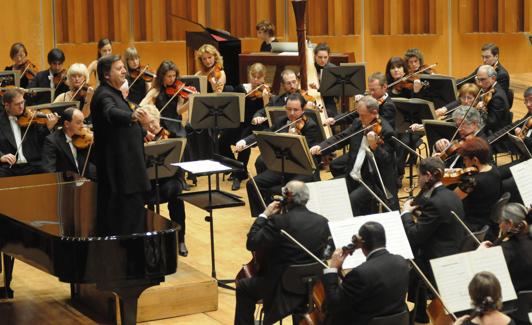 Orquesta sinfónica de Bilbao.