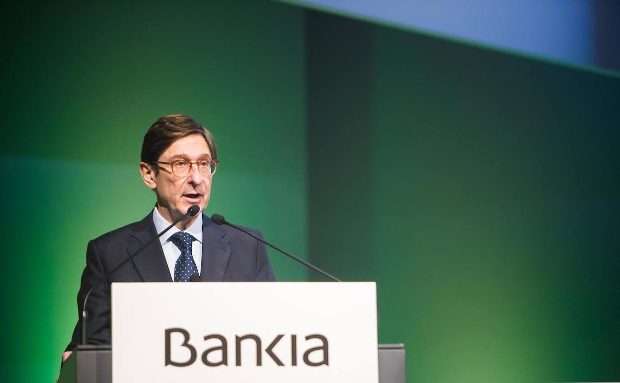 El presidente de Bankia, José Ignacio Goirigolzarri. 