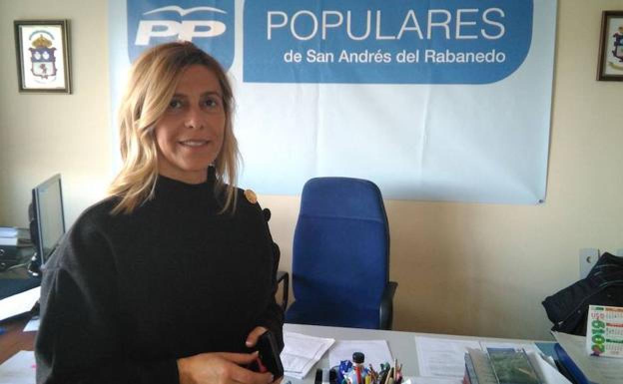 Noelia Álvarez, portavoz del PP en San Andrés del Rabanedo.